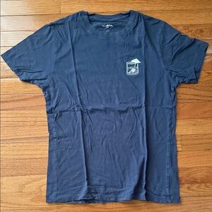 Comfort Crew Neck Men's T-Shirt - Navy with Pocket Graphic